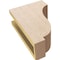 Ekena Millwork 4"W x 8"D x 12"H Classic Van Buren Rough Cedar Woodgrain TimberThane Corbel, Primed Tan CORUR04X08X12VANRCPR - alternate 3